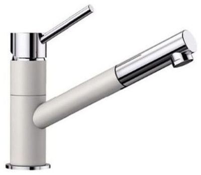 Blanco Kano, смеситель, гранит, белый/хром