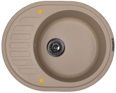 Ecoshtein KREIS OV 620, мойка, гранит, бежевый