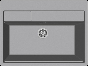 Фото товара: Rivelato MODULIX MD-9082 grigio puro, мойка, гранит, серый