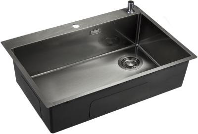 Фото товара: Emar EMB-660(TOP) PVD Dark, мойка, нержавеющая сталь, вороненая сталь