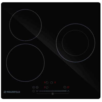 Детальное фото товара: Maunfeld EVCE453SDPBK стеклокерамическая поверхность