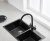 Emar EC-3015 Black, смеситель, черный Детальное фото товара: Emar EC-3015 Black, смеситель, черный