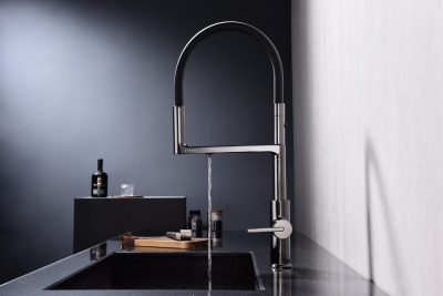 Детальное фото товара: Paulmark TORNADO, смеситель, глянцевый черный