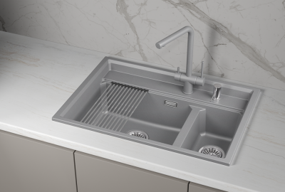 Детальное фото товара: GRANULA 7302i мойка, гранит, алюминиум