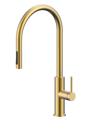 Детальное фото товара: Paulmark Senso, смеситель, светлое брашированное золото