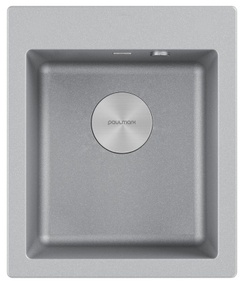 Paulmark KANTE 40, мойка, гранит, серый металлик Paulmark KANTE 40, мойка, гранит, серый металлик