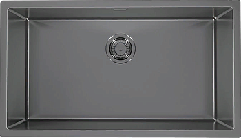 Фото товара: ALVEUS QUADRIX MONARCH 60 ANTRACIT, мойка, нерж. сталь, антрацит (в комплекте с выпуском без сифона)