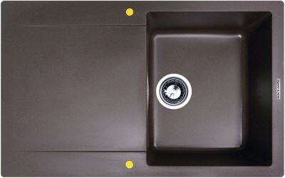 Детальное фото товара: Zigmund & Shtain RECHTECK 775, мойка, швейцарский шоколад