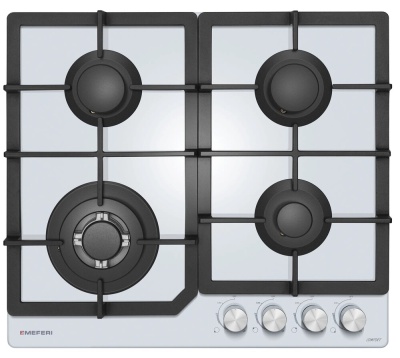 Детальное фото товара: MEFERI MGH604WH GLASS COMFORT газовая поверхность