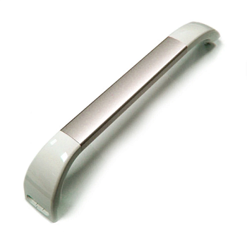 Фото товара: Bosch ручка двери, белая с серебристой вставкой, без заглушки