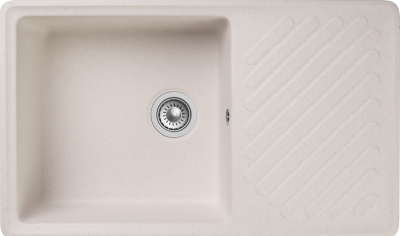 GranFest QUARZ GF-ZL-53, мойка, гранит, белый