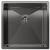 Rivelato RINOX 4444 UN PVD black, мойка, нержавеющая сталь, черный Детальное фото товара: Rivelato RINOX 4444 UN PVD black, мойка, нержавеющая сталь, черный