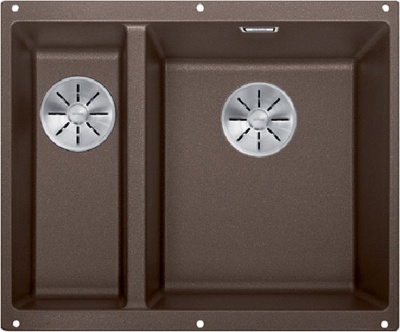 Blanco Subline 340/160-U, мойка, гранит, кофе (чаша справа) Blanco Subline 340/160-U, мойка, гранит, кофе (чаша справа)
