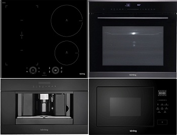 Фото товара: KORTING HIB 64750 B SMART + OKB 1340 GNBX MW + KMI 827 GN + KCM 9200 BG