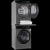 Детальное фото товара: HIBERG стирка i-DDQ11-1014 Sd + сушка HDQ11-10 Sd