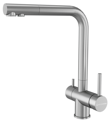 KUCHENSTERN FOKUS-F, смеситель, нержавеющая сталь