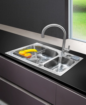 Детальное фото товара: Oulin OL-H9818 (F&P), мойка, нержавеющая сталь