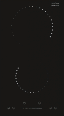 Детальное фото товара: Krona CORTO 30 BL стеклокерамическая поверхность