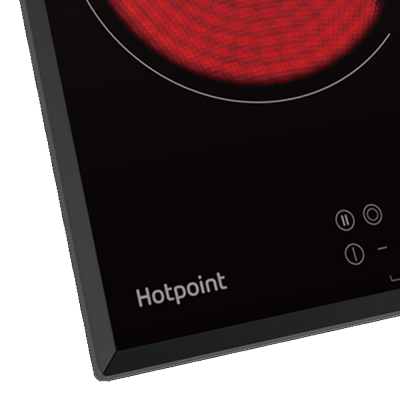Детальное фото товара: Hotpoint HR 4O3 BAS стеклокерамическая поверхность