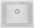 Детальное фото товара: GRANULA 5501U мойка, гранит, арктик (белый)