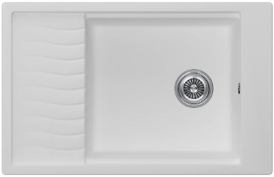 Детальное фото товара: KUCHENSTERN BRETT 60, мойка, гранит, белый