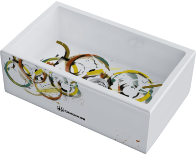 Omoikiri Mikura 76-Tokyo 3, мойка, керамика, белый