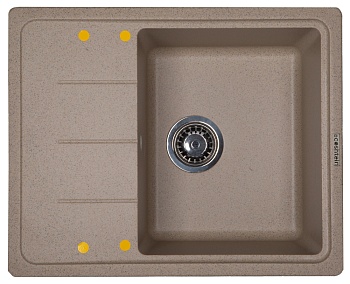 Фото товара: Ecoshtein RECHTECK 620, мойка, гранит, песочный