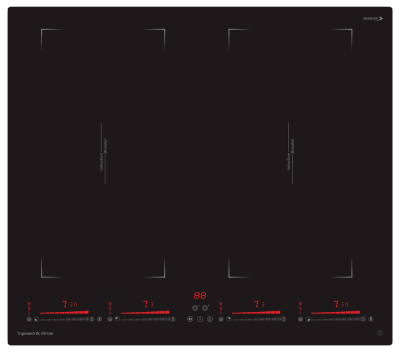 Детальное фото товара: Zigmund & Shtain CI 29.6 B индукционная поверхность