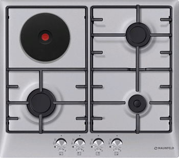 Фото товара: Maunfeld EEHS.64.3CS/KG комбинированная поверхность