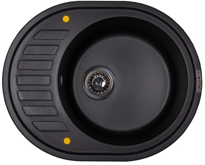 Ecoshtein KREIS OV 620, мойка, гранит, антрацит
