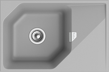 Фото товара: Rivelato LOCUS LS-75 grigio metallizzat, мойка, гранит, серый металлик