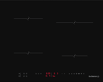 Фото товара: De Dietrich DPI4400B индукционная поверхность