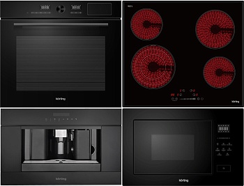 Фото товара: KORTING HK 63500 B + OKB 1650 GN STEAM + KMI 827 GN + KCM 9200 BG