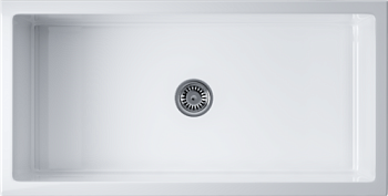 Фото товара: Omoikiri Mikura 91-WH Glossy, мойка, керамика, белый глянцевый