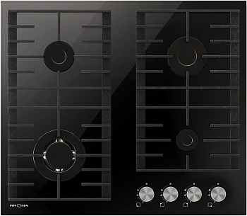 Фото товара: Krona HAGEL 60 BL W газовая поверхность