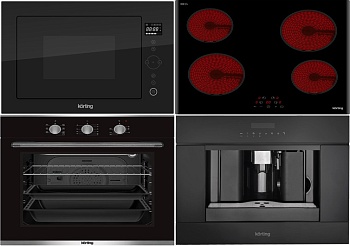 Фото товара: KORTING HK 60003 B + OKB 370 CMX + KMI 825 TGN + KCM 9200 BG