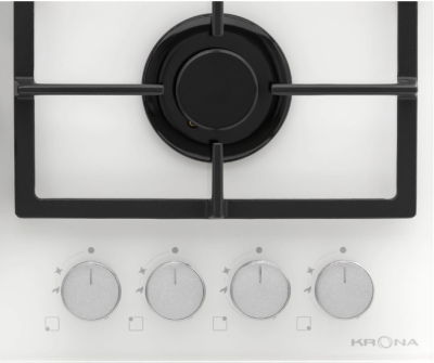 Детальное фото товара: Krona NEBEL 60 WH газовая поверхность
