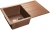 GranFest QUADRO GF-Q-780 L, мойка, мрамор, терракот Детальное фото товара: GranFest QUADRO GF-Q-780 L, мойка, мрамор, терракот