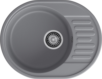 GranFest QUARZ GF-Z58, мойка, гранит, темно-серый