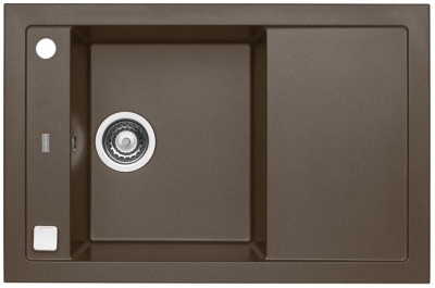 ALVEUS FORMIC 30 GRANITAL+ CHOCOLATE-G, мойка, гранит, шоколад (с сифоном 1127749)