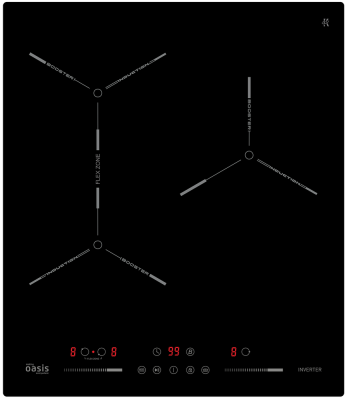 Детальное фото товара: making Oasis everywhere P-EBG индукционная поверхность