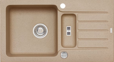 ALVEUS NIAGARA 70, мойка, гранит, бежевый (с сифоном 1105297)