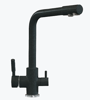 Фото товара: Polygran Высокий Дуо, смеситель, космос 316