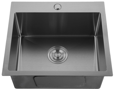 GranFest 5050 PVD, мойка, нержавеющая сталь, графит