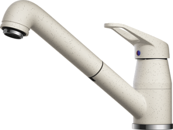 Фото товара: Omoikiri Tateyama-S-EV, смеситель, гранит, эверест