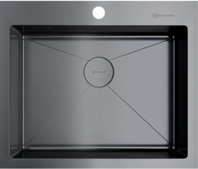 Omoikiri Akisame 59-GM, мойка, нержавеющая сталь/вороненая сталь Omoikiri Akisame 59-GM, мойка, нержавеющая сталь/вороненая сталь