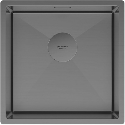 Paulmark NEXT 44 UNI, мойка, нержавеющая сталь, вороненая сталь