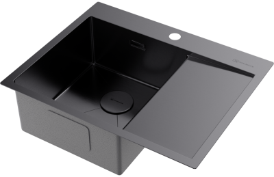 Детальное фото товара: Omoikiri Akisame 65-GM-L, мойка, нержавеющая сталь/вороненая сталь, чаша слева