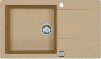 Фото товара: ALVEUS GRANITAL CADIT 40 BEIGE - G55, мойка, гранит, бежевый (в комплекте с сифоном 1132823)