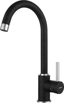 Фото товара: GranFest 3650, смеситель, мрамор, черный